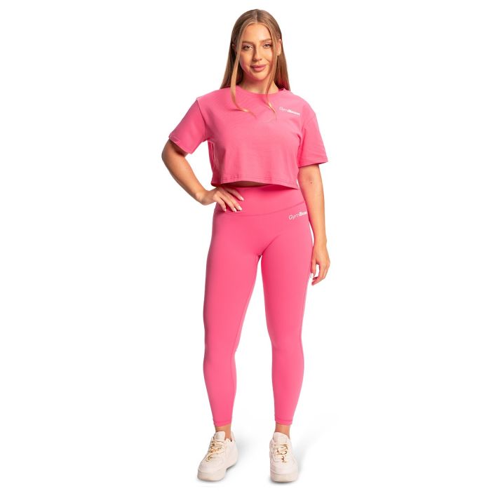Limitless Cropped T-Shirt für Frauen in Dragonfruit - GymBeam XL