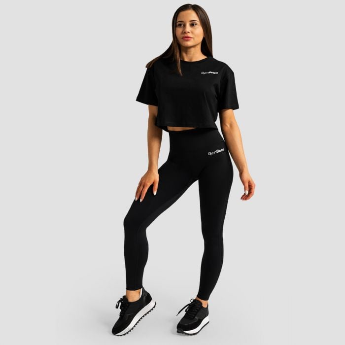Limitless High-Waist Leggings Black - GymBeam L