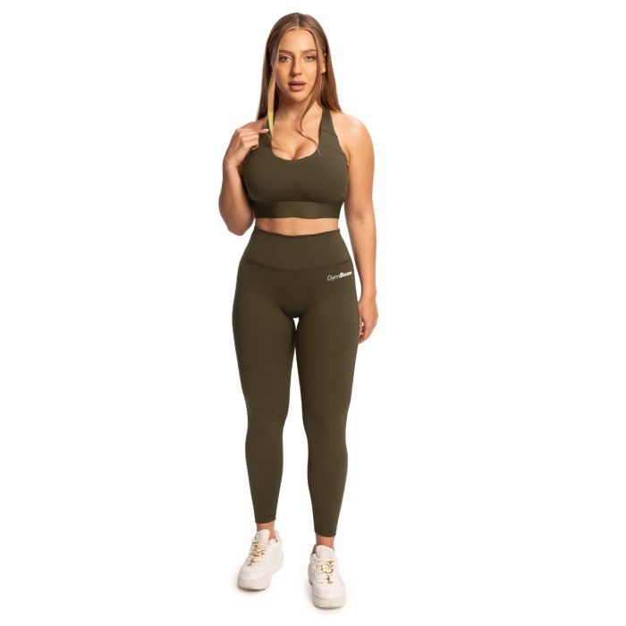 Limitless High-Waist Leggings in Espresso - GymBeam S