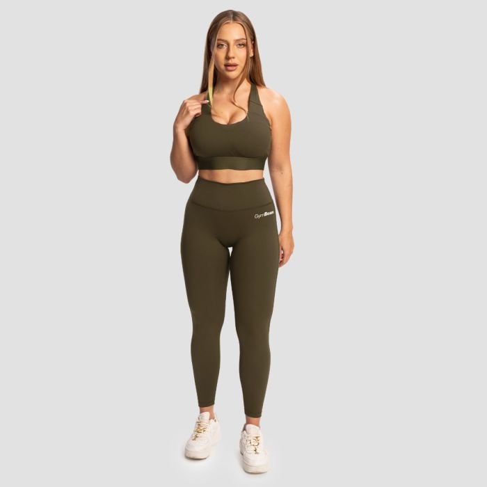 Limitless High-Waist Leggings in Espresso - GymBeam S