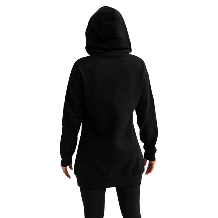 Limitless Longline Hoodie für Frauen Black - GymBeam XL