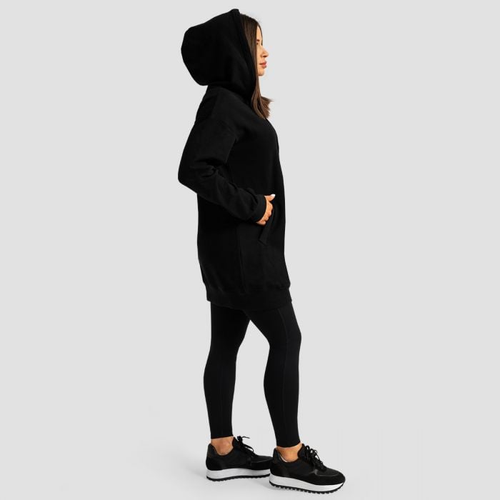 Limitless Longline Hoodie für Frauen Black - GymBeam XL
