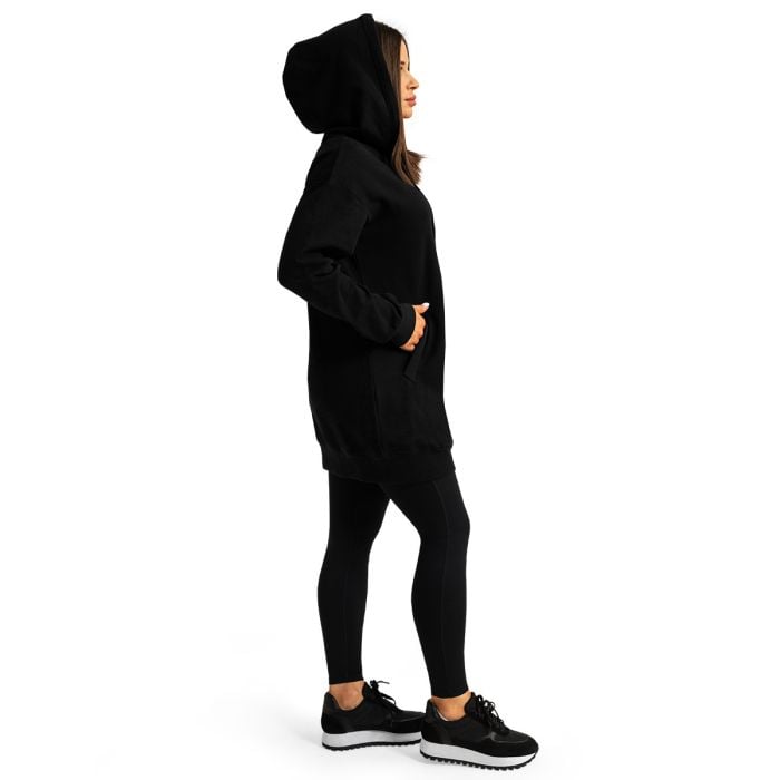 Limitless Longline Hoodie für Frauen Black - GymBeam XL