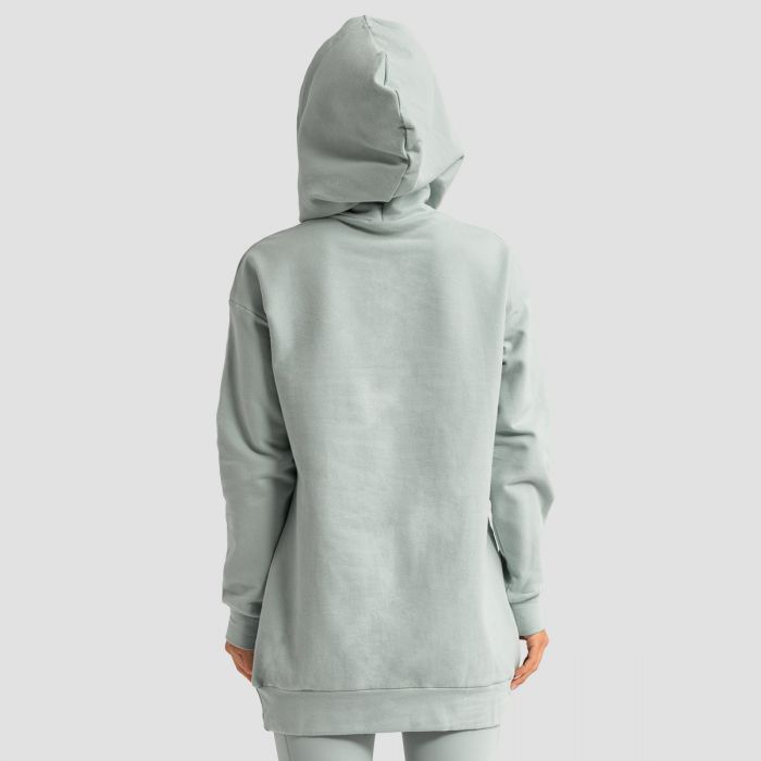 Limitless Longline Hoodie für Frauen Eucalypt - GymBeam XL