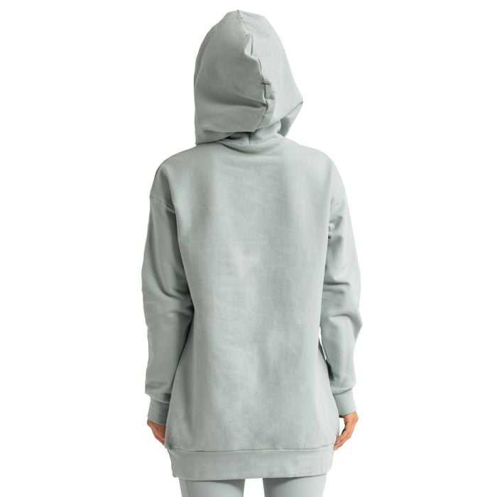 Limitless Longline Hoodie für Frauen Eucalypt - GymBeam XL