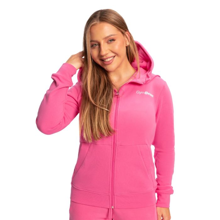 Women‘s Limitless Zip Up Hoodie Dragonfruit - GymBeam XXL