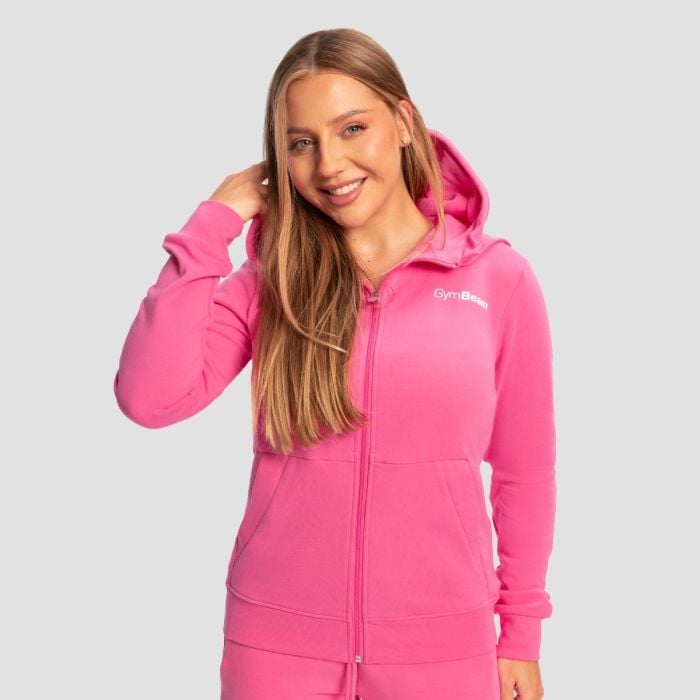 Women‘s Limitless Zip Up Hoodie Dragonfruit - GymBeam XXL