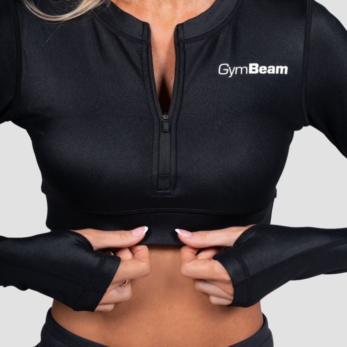 Women‘s Prime Sports Top Black - GymBeam S