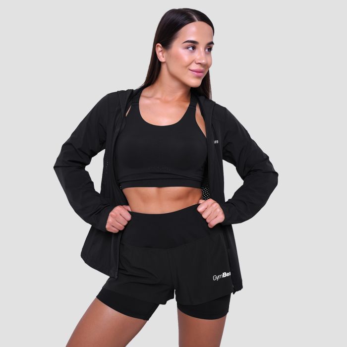 Pulse Laufjacke für Frauen in Black - GymBeam S
