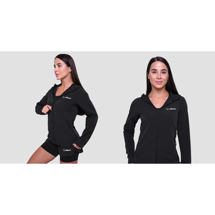 Pulse Laufjacke für Frauen in Black - GymBeam S
