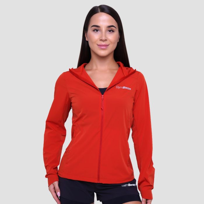 Pulse Laufjacke für Frauen in Orange - GymBeam XXL