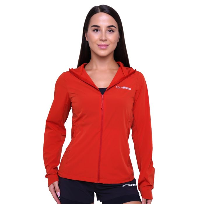 Pulse Laufjacke für Frauen in Orange - GymBeam XXL