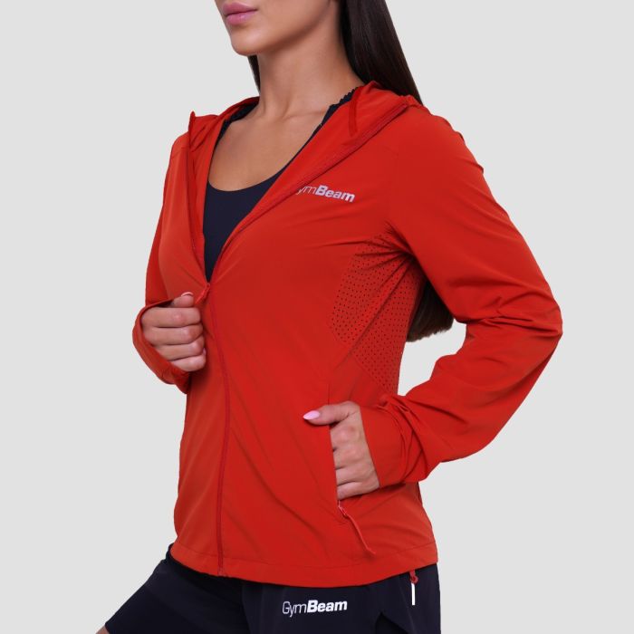 Pulse Laufjacke für Frauen in Orange - GymBeam XXL