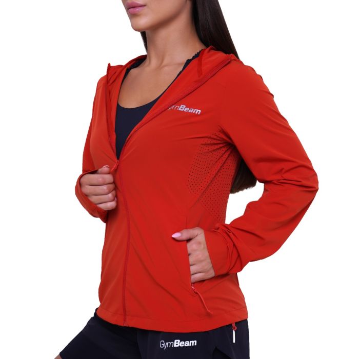 Pulse Laufjacke für Frauen in Orange - GymBeam XXL