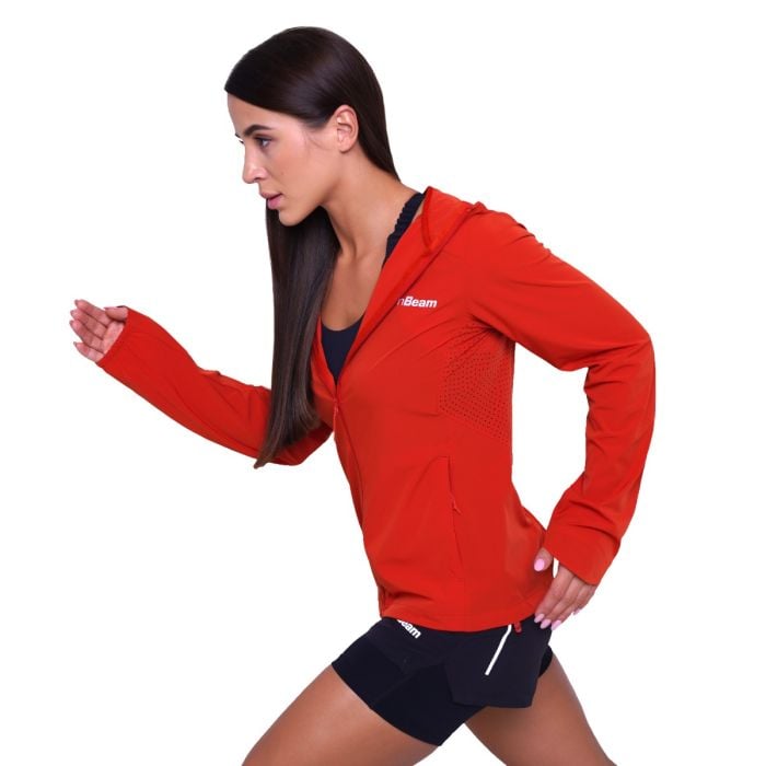 Pulse Laufjacke für Frauen in Orange - GymBeam XXL