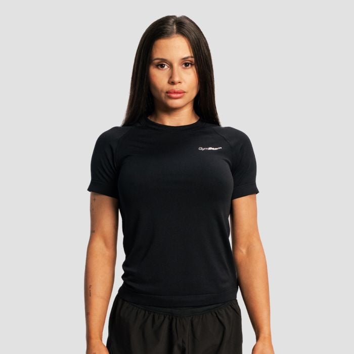 Pulse X Running T-shirt für Frauen in Black - GymBeam L