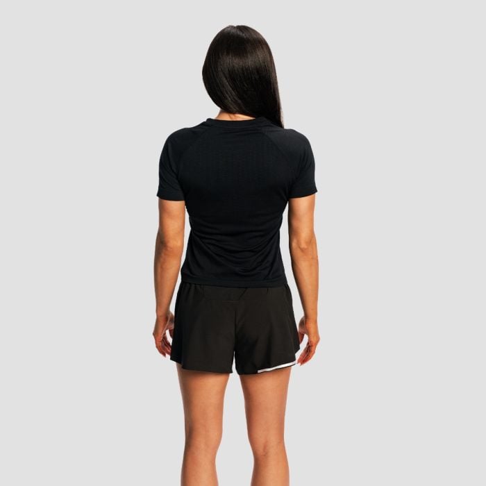 Pulse X Running T-shirt für Frauen in Black - GymBeam L