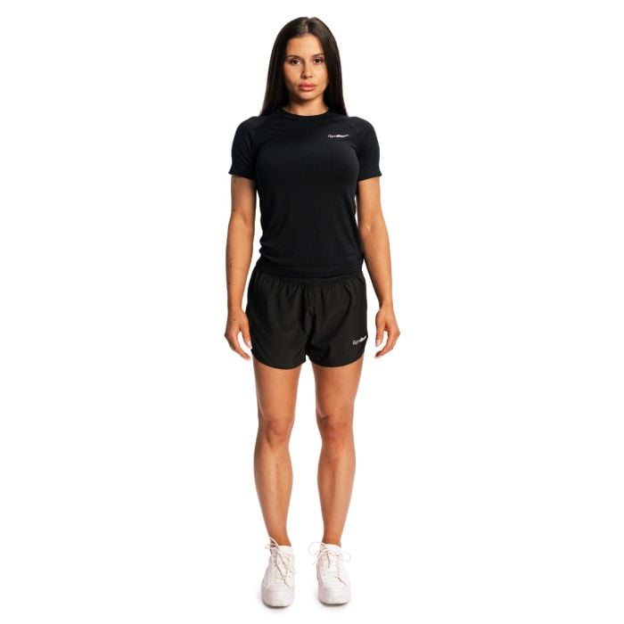 Pulse X Running T-shirt für Frauen in Black - GymBeam L