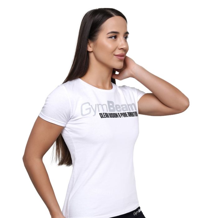 Women‘s Pure Ambition T-shirt White - GymBeam M
