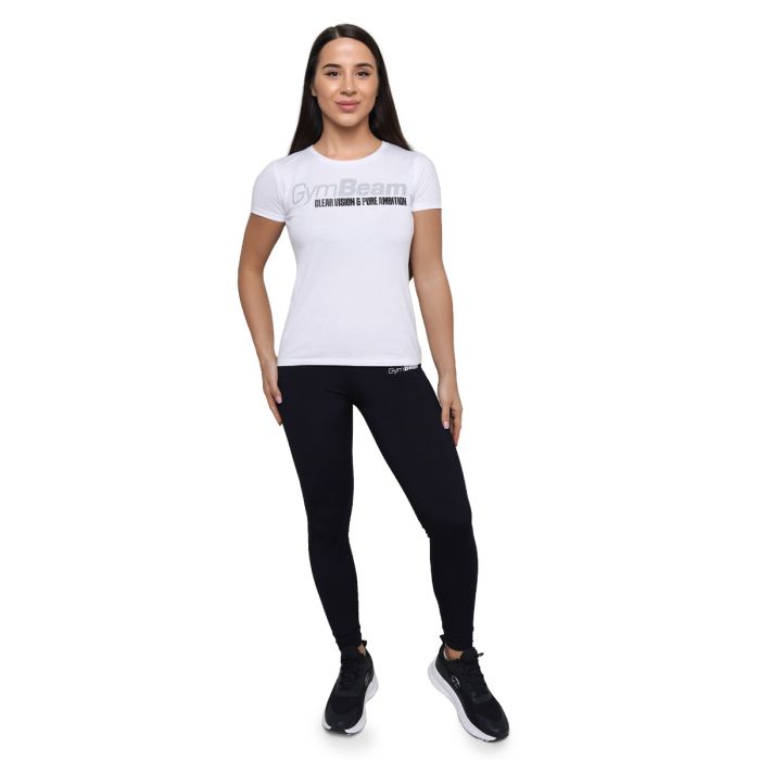Women‘s Pure Ambition T-shirt White - GymBeam M