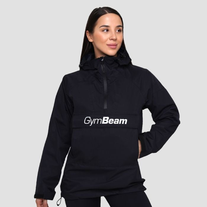 Regenjacke Smock für Frauen in Black - GymBeam S