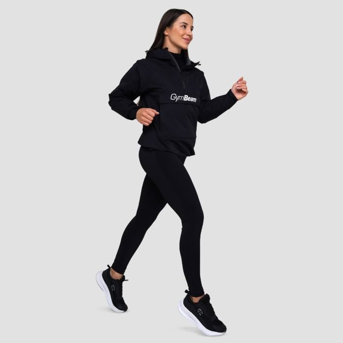 Regenjacke Smock für Frauen in Black - GymBeam S