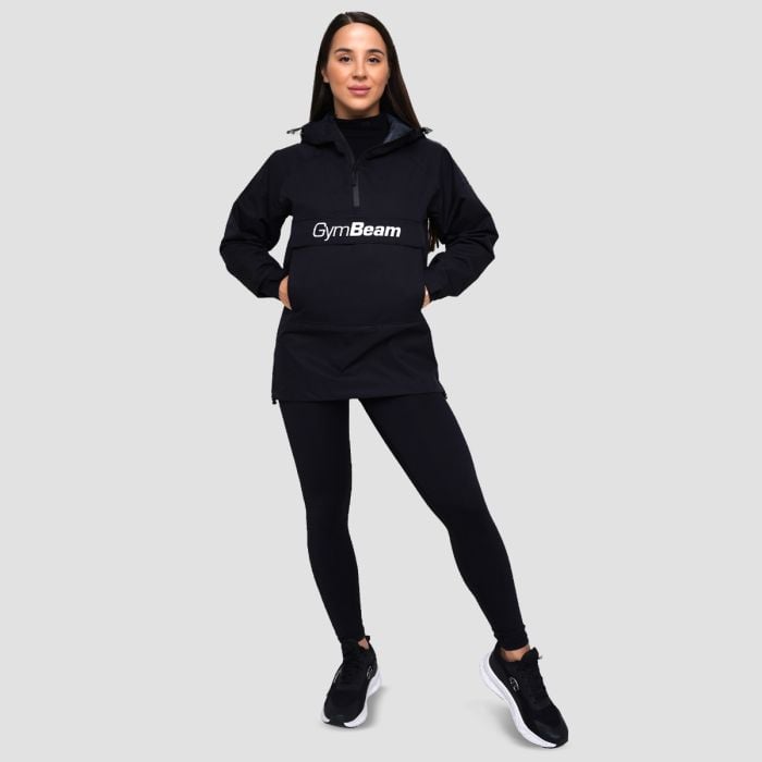 Regenjacke Smock für Frauen in Black - GymBeam S