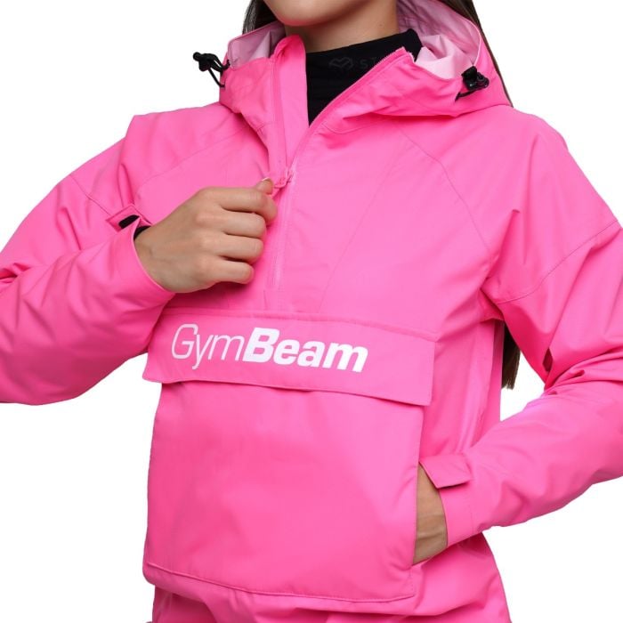 Regenjacke Smock für Frauen in Fuchsia - GymBeam M