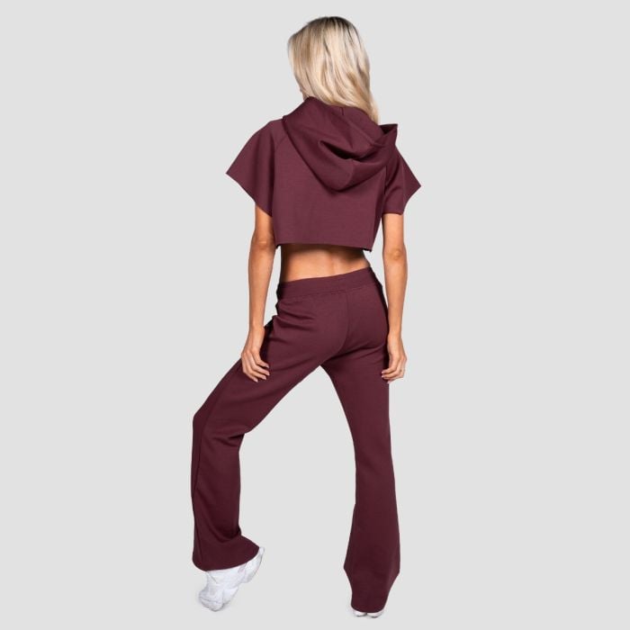 Women‘s Relay Cropped Hoodie Fig - GymBeam M