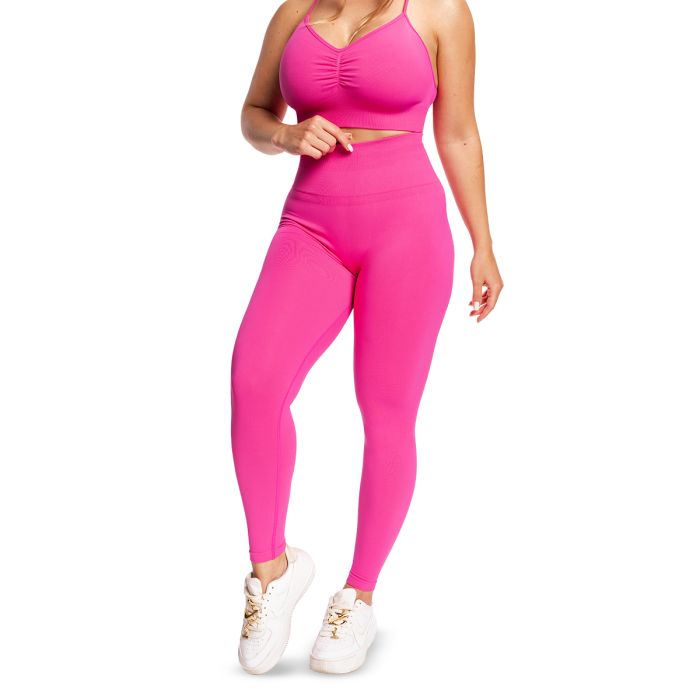 Sculpt Seamless Leggings für Frauen in Rose - GymBeam L
