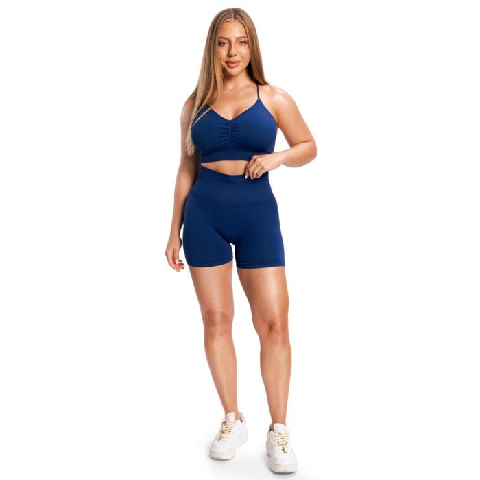 Women‘s Sculpt Seamless Shorts Navy - GymBeam S
