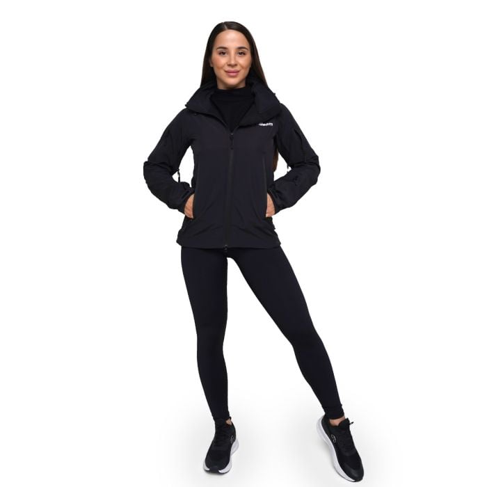Softshell-Jacke für Frauen in Black - GymBeam S