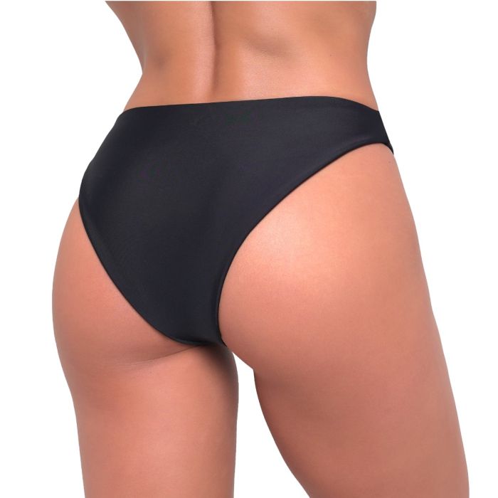Women‘s Sports Bikini Bottom Black - GymBeam XL