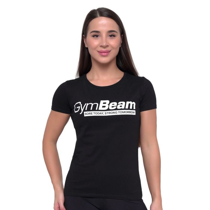 Women‘s Strong Tomorrow T-shirt Black - GymBeam XL