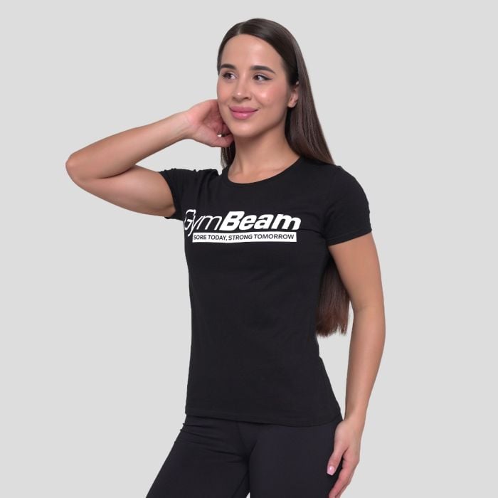 Women‘s Strong Tomorrow T-shirt Black - GymBeam XL