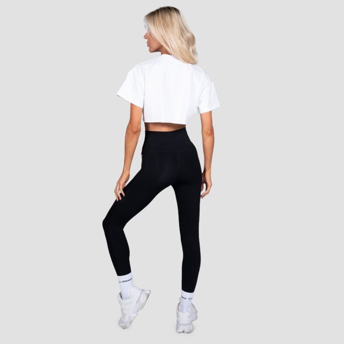 Thrive Cropped T-Shirt für Frauen in White - GymBeam L