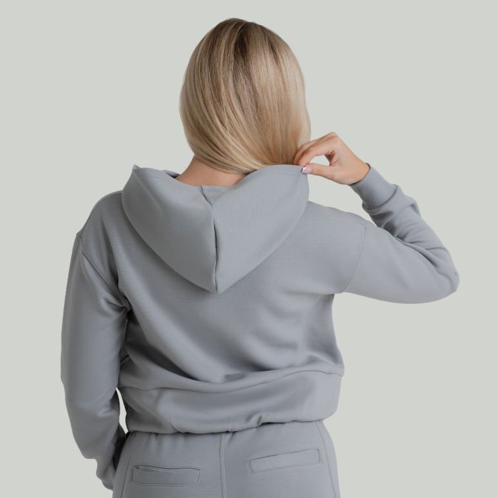 Hoodie für Frauen ZOA Zip-Up in Smoke - STRIX XL