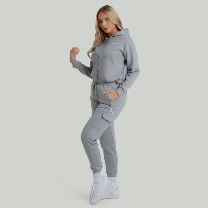 Hoodie für Frauen ZOA Zip-Up in Smoke - STRIX XL