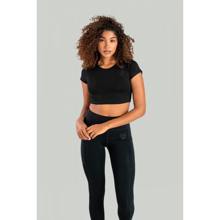 Essential Crop Top für Frauen in Black - STRIX L
