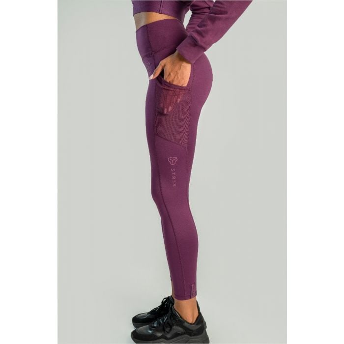 Essential Leggings für Frauen in Plum - STRIX XL
