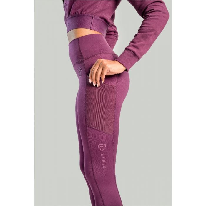 Essential Leggings für Frauen in Plum - STRIX XL