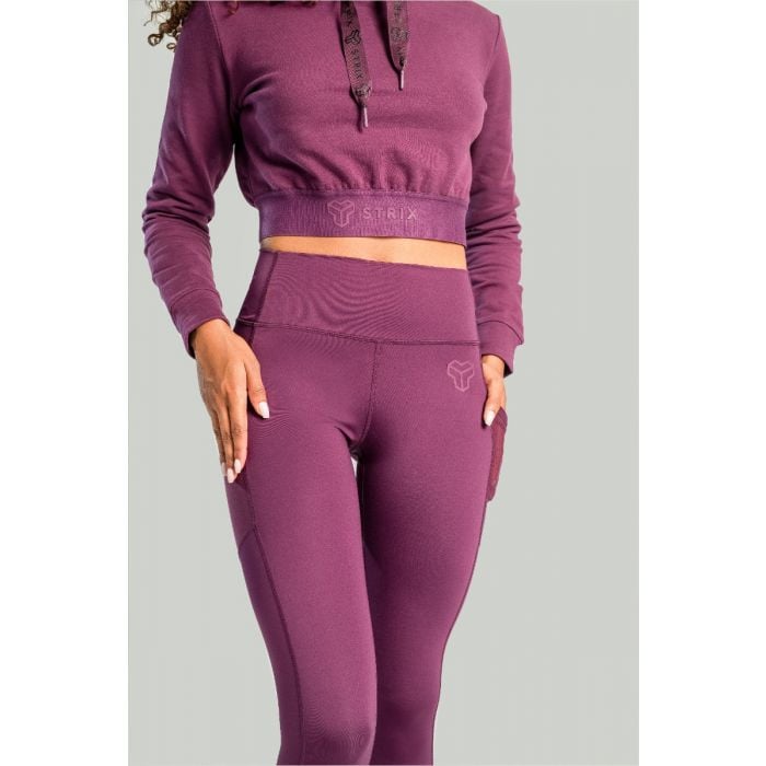 Essential Leggings für Frauen in Plum - STRIX XL