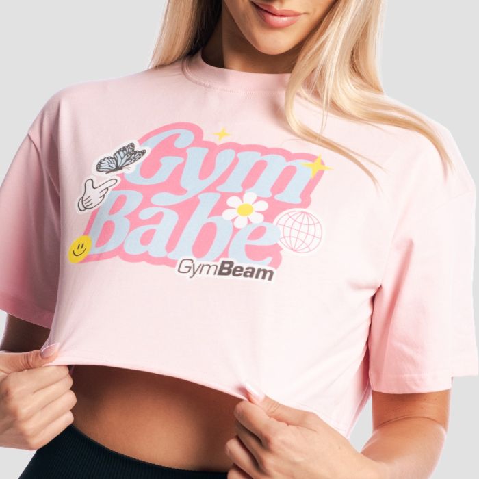 Women‘s GymBabe Shirt Cherrybloom - GymBeam S