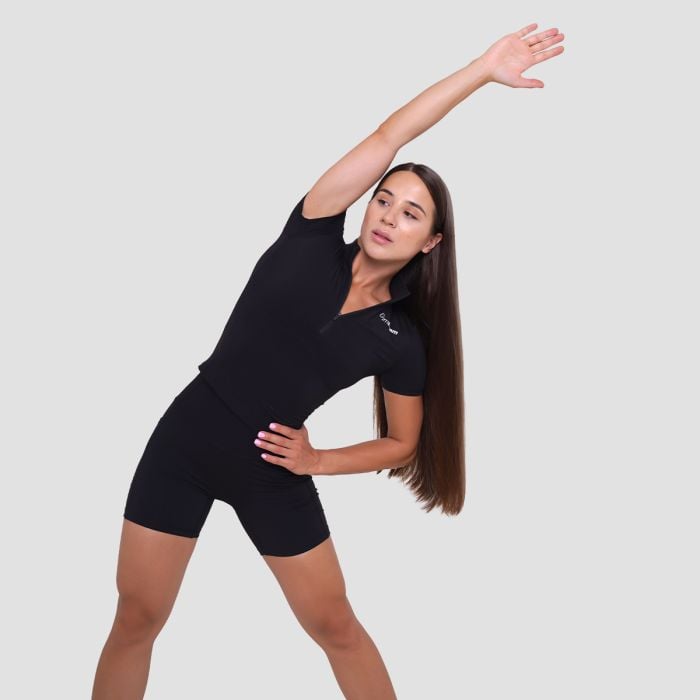 Ignite Cropped T-Shirt für Frauen in Black - GymBeam L