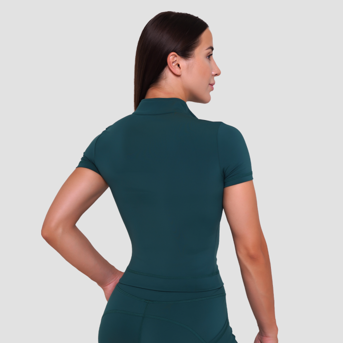 Ignite Cropped T-Shirt für Frauen in Dark Green - GymBeam M