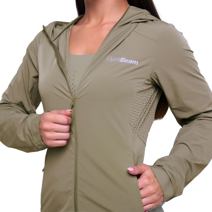 Pulse Laufjacke für Frauen in Vetiver - GymBeam S