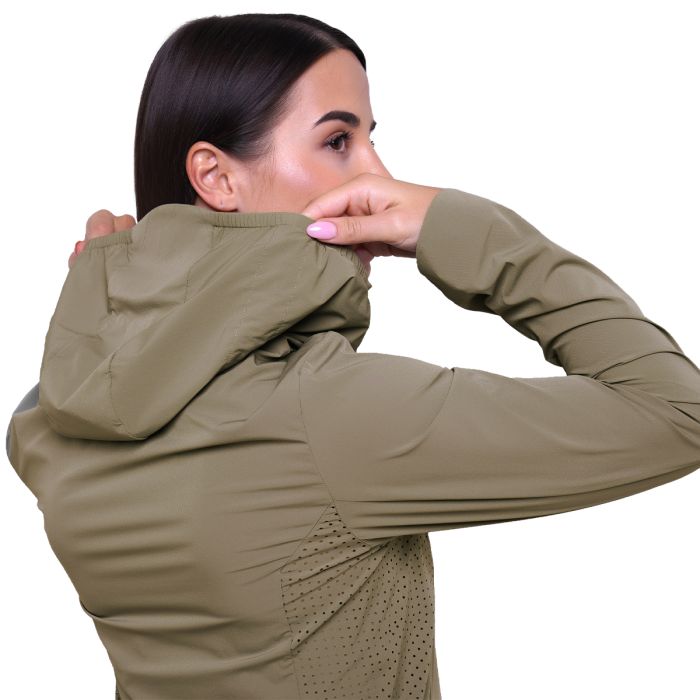 Pulse Laufjacke für Frauen in Vetiver - GymBeam S