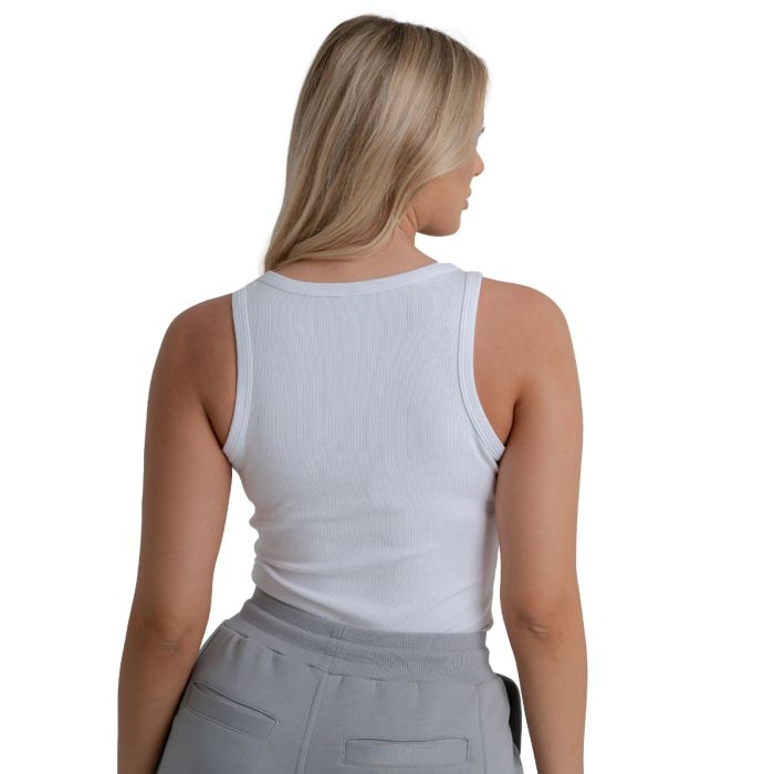 Tank Top für Frauen Ribbed in White - STRIX M