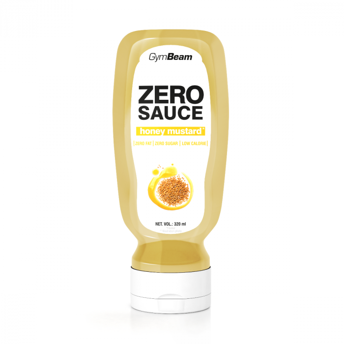 ZERO SAUCE Honig-Senf - GymBeam 320 ml