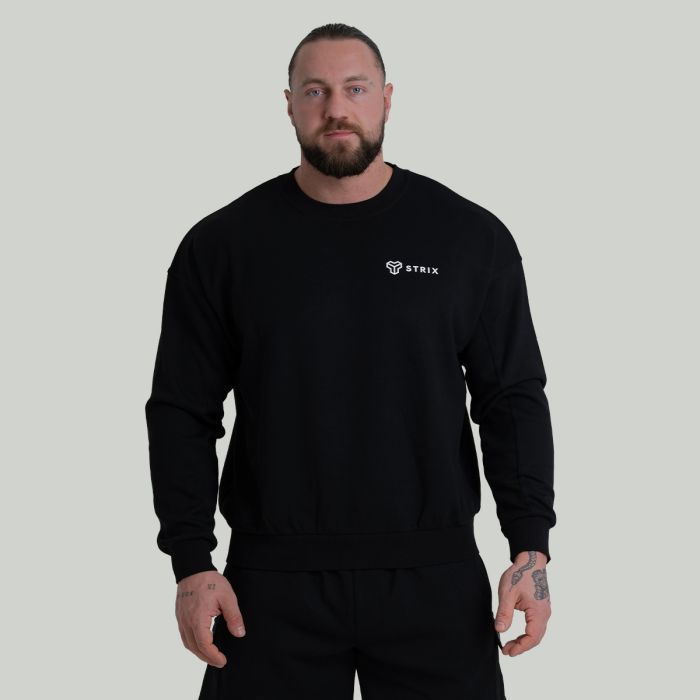 Sweatshirt Relaxed ZOA in Black - STRIX XXL